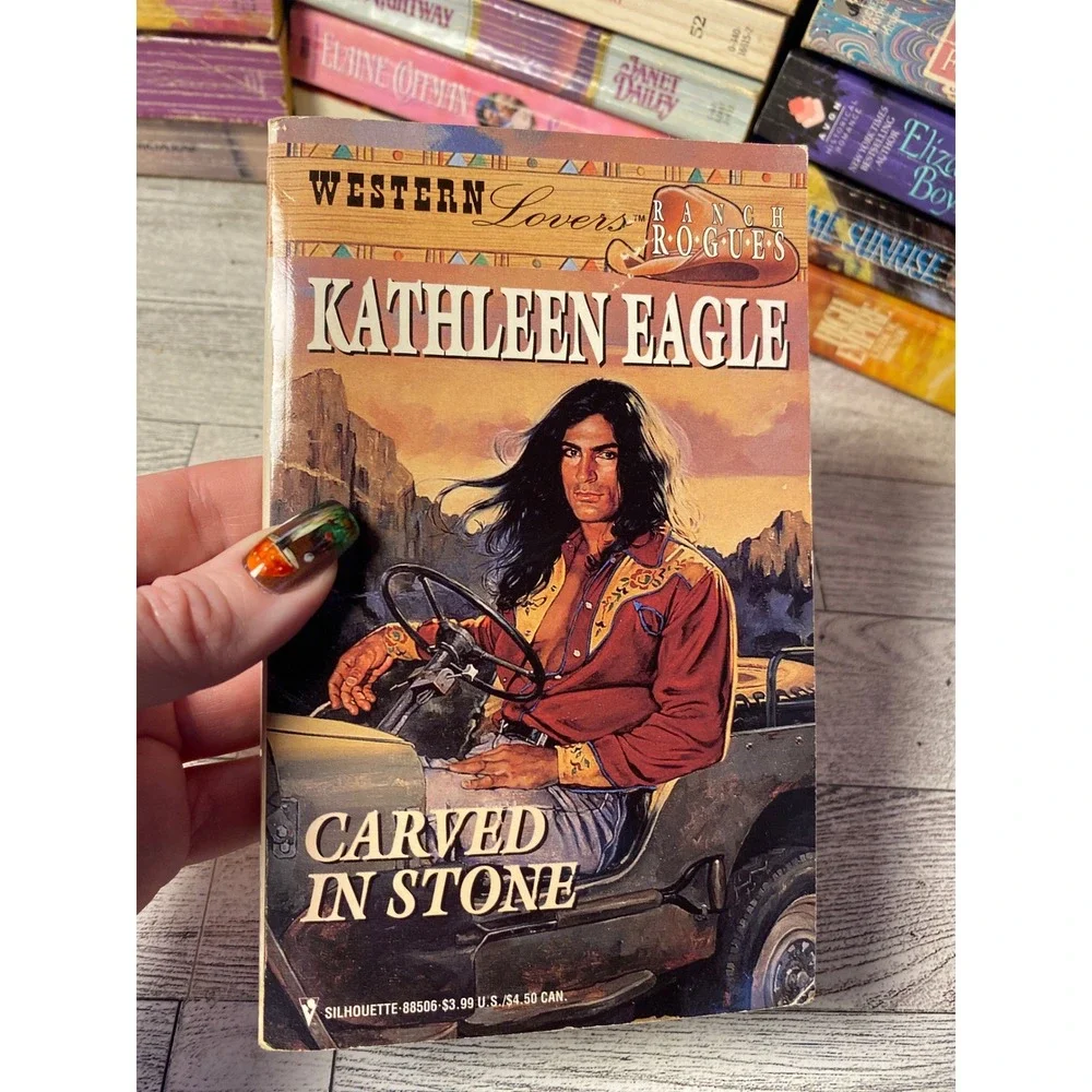 Carved in Stone Western Lovers Ranch Rogues Romance PB Novel Kathleen Eagle 1987